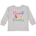 thumbnail image 3 of Inktastic I Love My Grandma Boys or Girls Long Sleeve Toddler T-Shirt, 3 of 5
