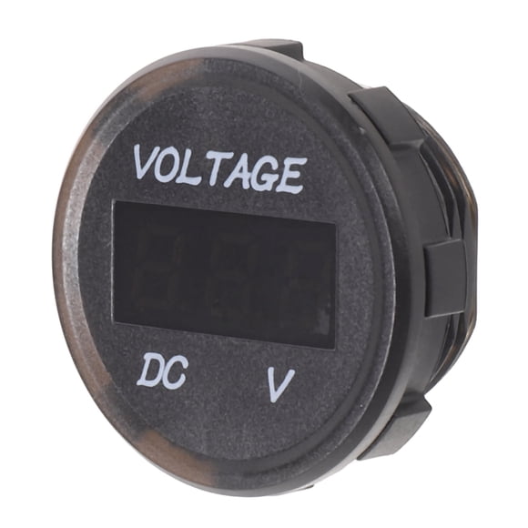 ADDHAT Medidor De Digital Para Automóviles, Rv Y Embarcaciones Con Pantalla LED Visible