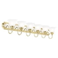 thumbnail image 5 of Livex Lighting Belmont 6 Bath Polished Brass and Chrome Light in Multi-Color, 5 of 9