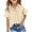 Yellow, variant on Weebloom Kids Girls Shirts Striped Casual Shirt Short Sleeve Lapel Open Front Knit Top Loose Fit Fashion Blouse Summer Tees For Toddler Youth Teen T-Shirts 5-15 Years