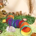 thumbnail image 2 of enjoywould Hamster Toy Collapsible S-shaped Animal Activity Tunnel Toy Waterproof Hideaway for Hamsters Rabbits Ferrets, 2 of 5