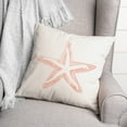 thumbnail image 3 of Creative Products Simple Starfish Coral 18x18 Spun Poly Pillow, 3 of 3