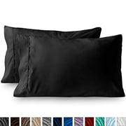 Bare Home Premium 1800 Ultra-Soft Microfiber Pillowcase Set - Double Brushed - Hypoallergenic - Wrinkle Resistant (King Pillow