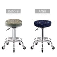 thumbnail image 5 of Gukieu Space Galaxy Print Round Chair Cover, Dust-proof and Non-slip Bar Chair Protective Cover, Suitable for Bars, Restaurants, Offices-14 inch, 5 of 7