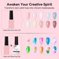 thumbnail image 2 of Esmalte de uñas en gel Makartt Blooming Gel-Clear 15 ml (paquete de 2), 2 of 9
