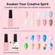 thumbnail image 2 of Esmalte de uñas en gel Makartt Blooming Gel-Clear 15 ml (paquete de 2), 2 of 9