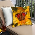 thumbnail image 1 of Ahgly Company Insects Butterfly Outdoor Throw Pillow, 18 inch by 18 inch, 1 of 6