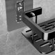 thumbnail image 3 of Bathroom Shelf Triangular Shelf Punch-Free Corner Shelf Suction Cup Tripod 2 Pcs, 3 of 3