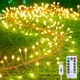 thumbnail image 3 of Guirnalda de luces LED con forma de petardo de 200/400 para exteriores, alimentada por USB, para Navidad, con mando a distancia, para decoración de fiestas y coronas, 3 of 5