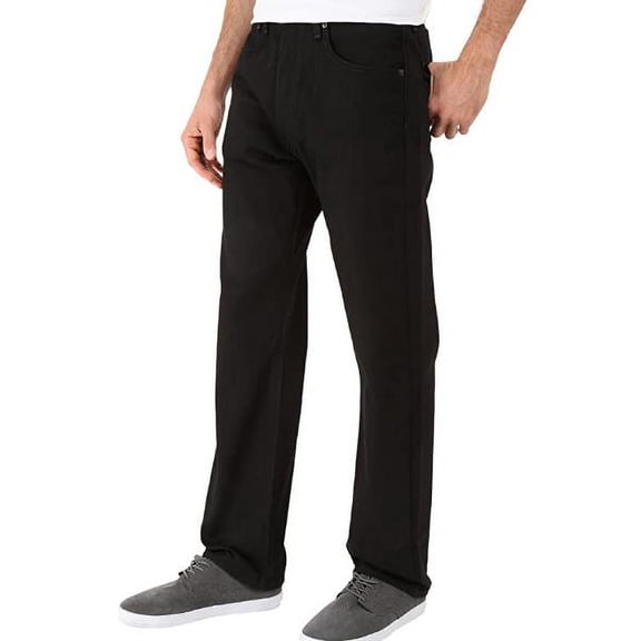 Levi's Men's Black 501 Original Shrink-to-Fit Jeans, 36x32
