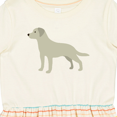 thumbnail image 4 of Inktastic Labrador Girls Toddler Dress, 4 of 5