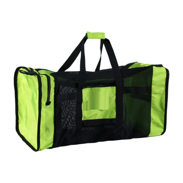 Siruishop Mesh Dive Bag Lightweight Multipurpose Handbag for Swimming Snorkeling Scuba Green