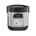thumbnail image 1 of Hamilton Beach Digital Programmable Rice Cooker & Food Steamer, with Slow Hard-Boiled Egg Functions, Egg/Steam Tray, Small & Compact, 6 Cups Cooked (, 1 of 9