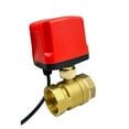 thumbnail image 4 of Motorized Ball Valve 1/2" 3/4" 1" 2" Waterproof Brass Electric Ball Valve Three Wire Or Two Line Brass Ball Valve ,Safe Mode, 4 of 6
