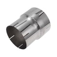 thumbnail image 1 of Rebajadora de codo de escape mandrel de 4" OD-4.5" OD, adaptador de tubo de acero inoxidable 304, longitud de 50 pulgadas, tono plateado, 1 of 7