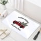 thumbnail image 3 of Alfombra de suelo Farf antideslizante elemento navideño de secado rápido patrón de letras a cuadros rojos felpudo navideño decoración del hogar para el hogar, 3 of 5