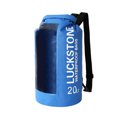 thumbnail image 1 of Bolsa seca impermeable Zulema 20L azul para playa kayak canoa pesca camping senderismo, 1 of 8