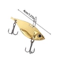 thumbnail image 5 of YYDENG Metal VIB Fishing Lure 4cm 4.5cm 5cm 5.7cm, Realistic 3D Fish Shape Hard Bait With Treble Hooks, Vibration Swimbait For Freshwater Saltwater Angling, 5 of 8