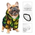 thumbnail image 3 of Cauagu Dragon Scales Pattern Winter Pet Hoodie Sweatshirts- Dog Hoodie Sweater with Leash Hole - Cute Dog Hoodie - Pet Clothes Puppy Cat Custume -X-Small, 3 of 8