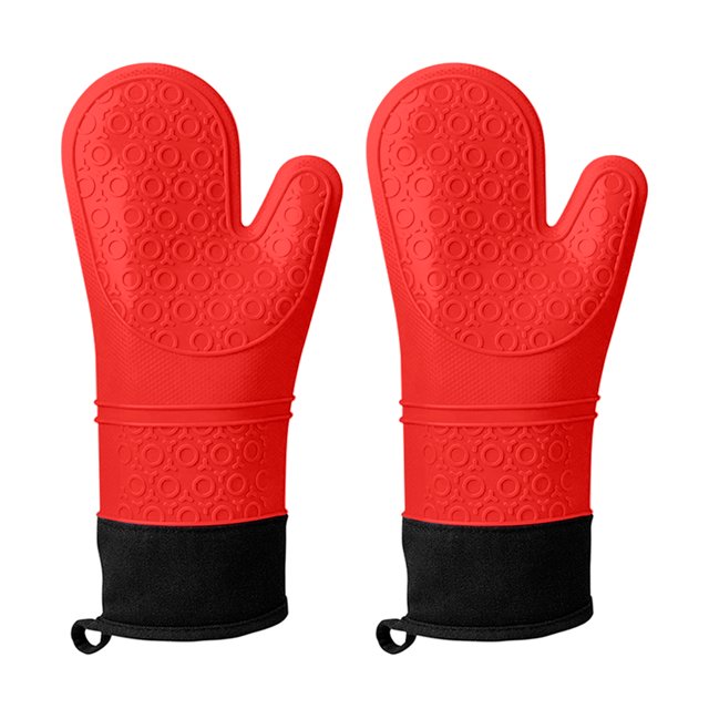 Set 2 Guantes de Cocina - Interior de Algodón - Coquo - Material Antideslizante