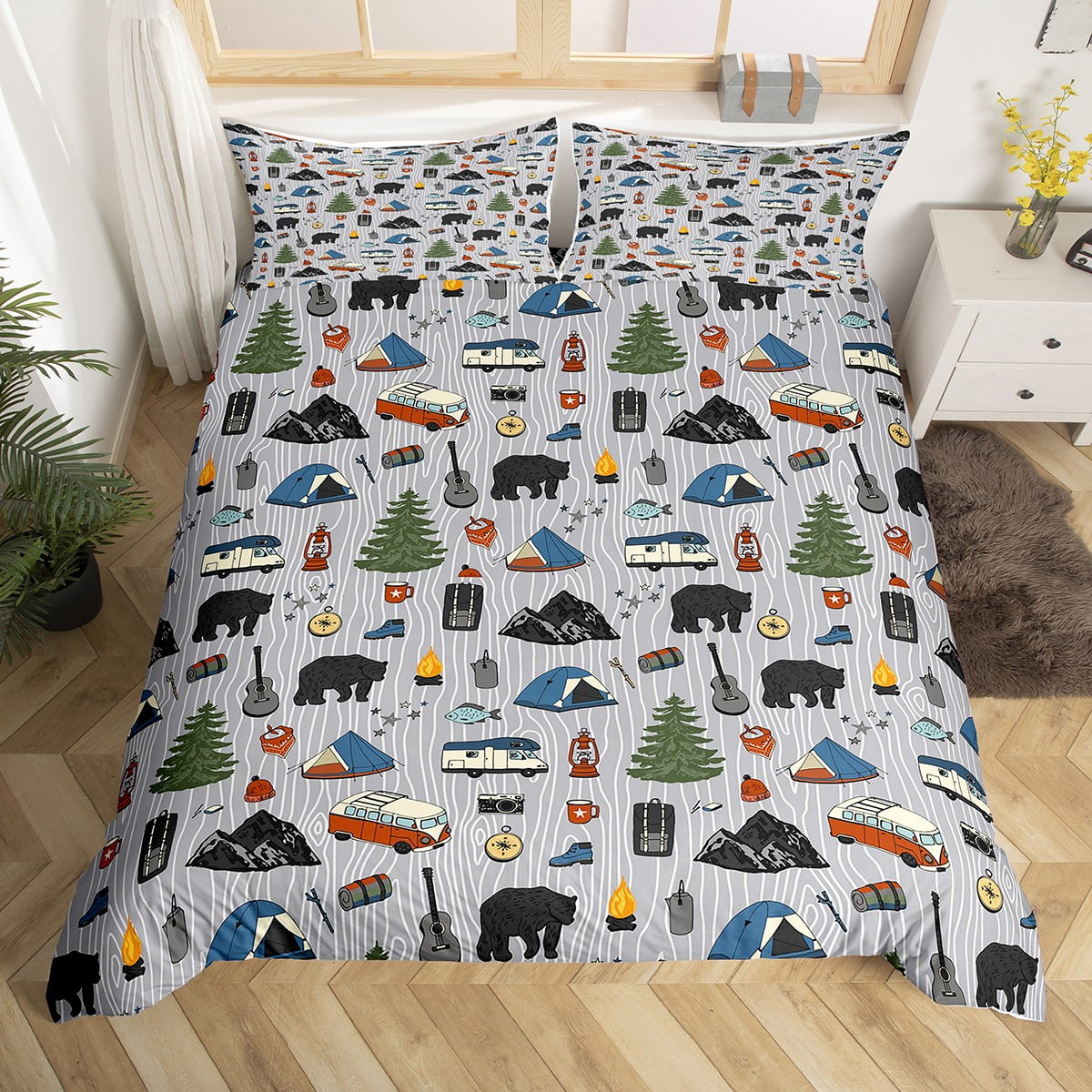 Camper Bedding Set Camping Tent Duvet Cover Camping Gear Must Haves