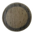 thumbnail image 2 of Rugsotic Carpets Hand Knotted Persian Silk And Wool 10'X10' Round Area Rug Oriental Cream Gray Pr0138, 2 of 5
