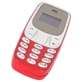 thumbnail image 4 of El teléfono más pequeño del mundo, manos libres, Bluetooth, marcador, tarjeta SIM dual, GSM 2 en 1, desbloqueado, mini teléfono móvil rojo, 4 of 15