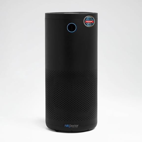 AirDoctor 4000 UltraHEPA Air Purifier for Large Rooms, 14x14x28 in., MERV 16, Black