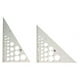 Fairgate Rule Société AT230-10 10 Pouces en Aluminium Triangle 30-60 – image 1 sur 1