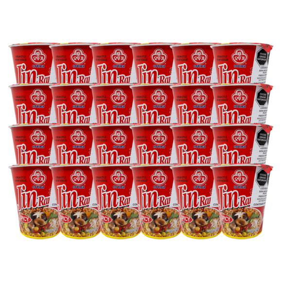 Ramen Ottogi Sabor Picante 24 vasos de 65 g c/u