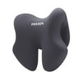 thumbnail image 3 of Almohada cervical de espuma viscoelástica multiusos para adultos, transpirable, kit de viaje, suave, para almuerzo. Gris oscuro, 3 of 9