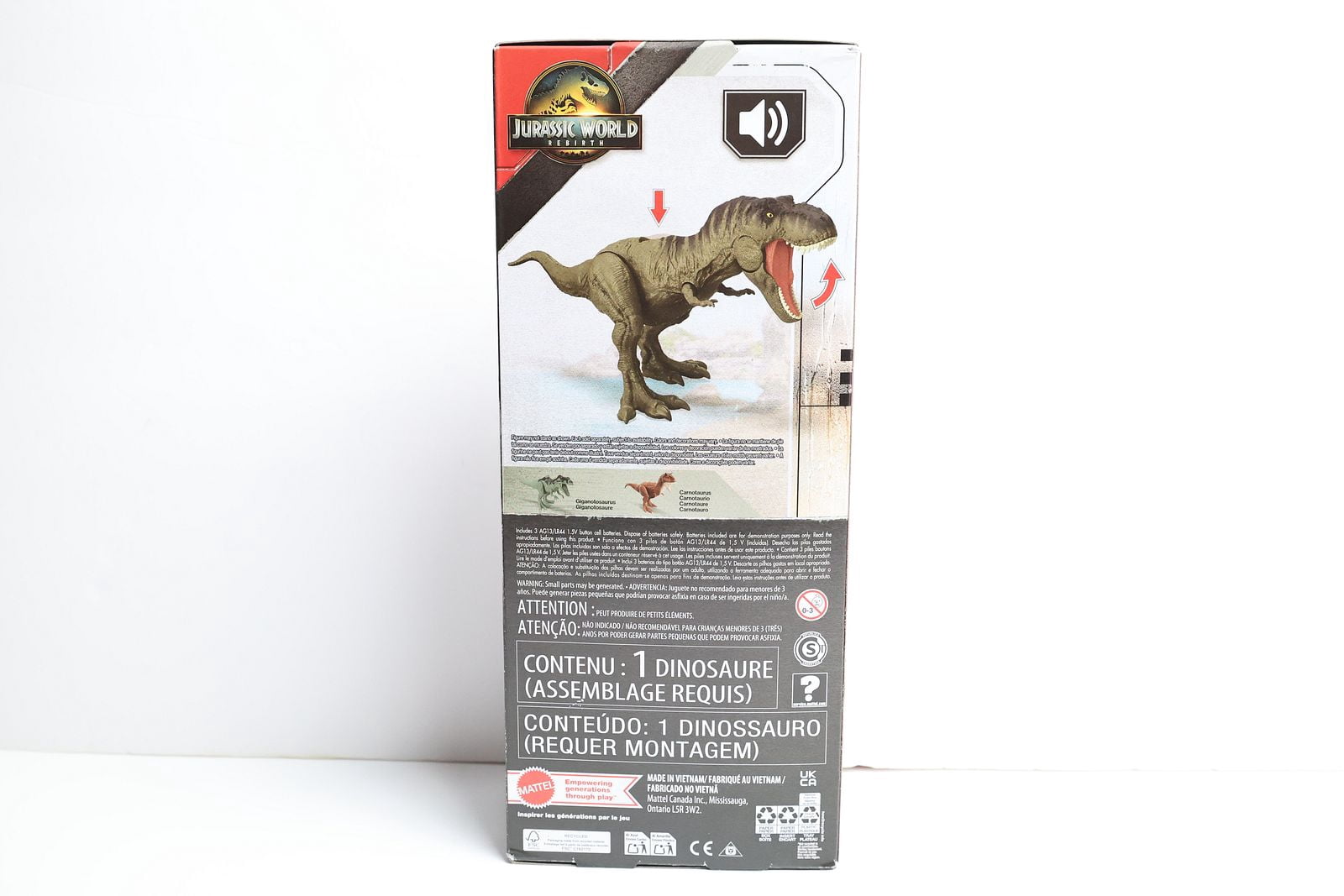 Jurassic World Rebirth 12" Inch Tyrannosaurus Rex Dinosaur Action Figure