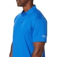 thumbnail image 3 of Callaway mens  Micro Hex Solid Polo Shirt, XXL, Blue, 3 of 3