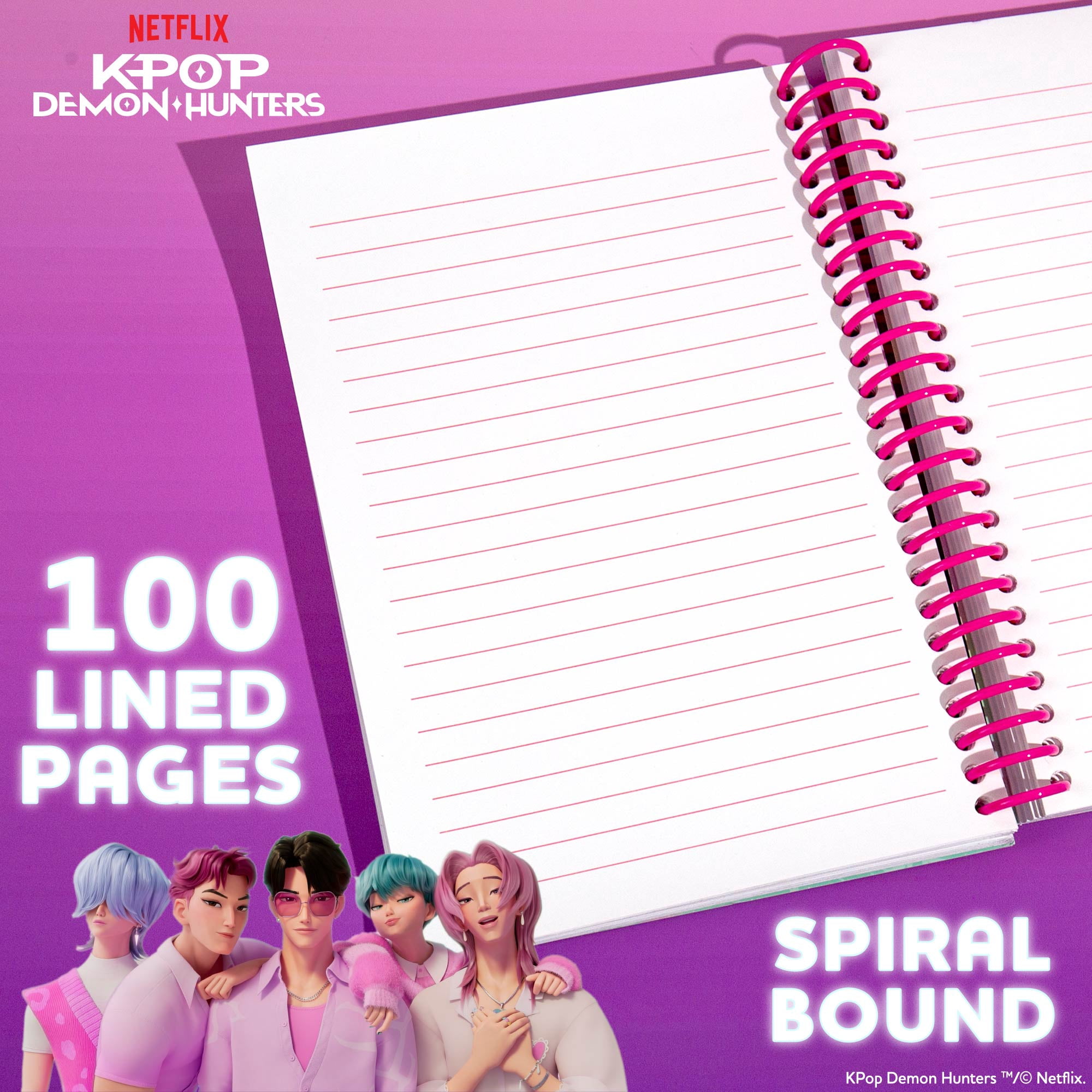 Netflix KPop Demon Hunters Journal - Saja Boys Edition