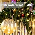 thumbnail image 3 of Luces de cortina navideñas Fagele 300 LED, color blanco cálido, 3 of 6