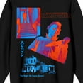 thumbnail image 2 of John Carpenter's Halloween Mike Myers Bright Colors Crew Neck Long Sleeve Black Adult Sweatshirt-Medium, 2 of 3