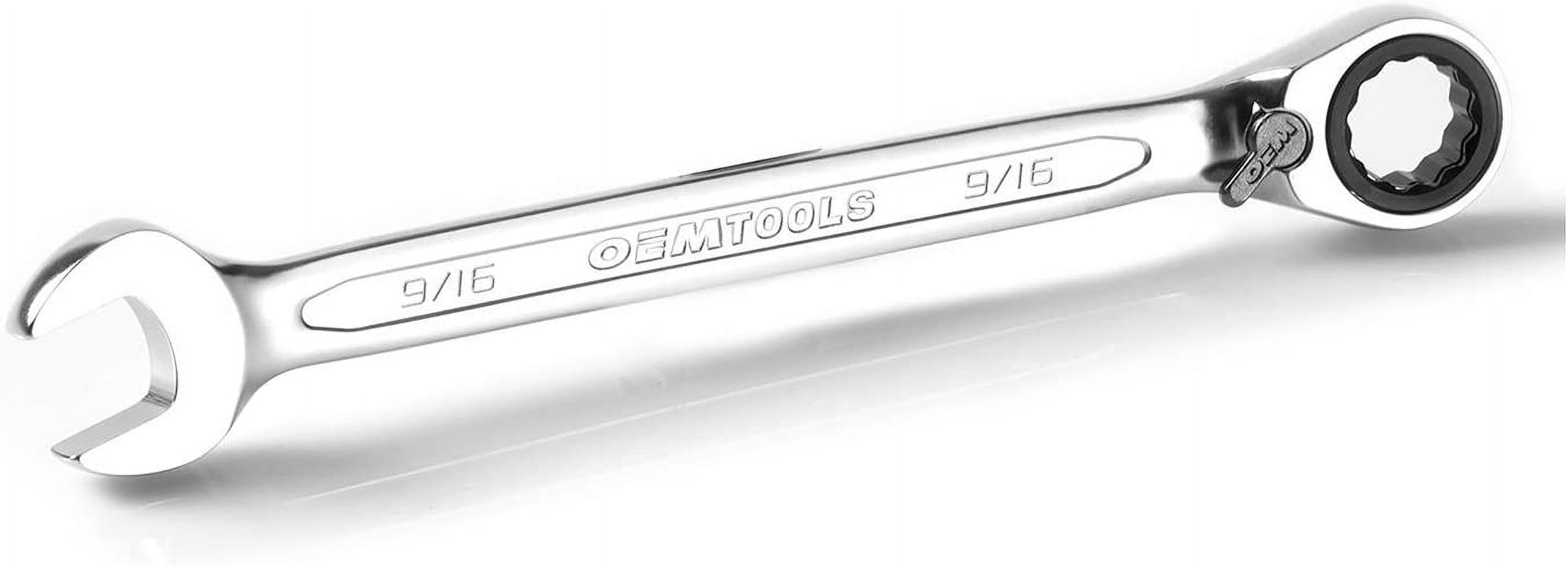 OEMTools 8 Piece RingStop® Reversible Ratcheting Wrench Set (SAE)