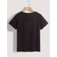 thumbnail image 3 of Easter Letter Print T-shirt, Short Sleeve Crew Neck Casual Top For Summer & Spring, Women's Clothing Tee For Adult, Men, Women, Teen, Teenager, Adolescent, Youth, 3 of 7