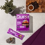 Quest Stacks Protein Bars, Brownie a la Mode Flavor, 20g of Protein, 4 Count