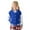 Blue, variant on Kids Baseball Jacket Long Sleeve Letterman Varsity Jackets for Boys and Girls Buttons Coat Red 120
