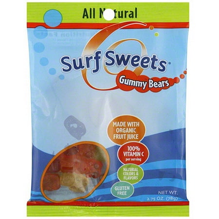 Surf Sweets gommeux ours, 2,75 oz (Paquet de 12)