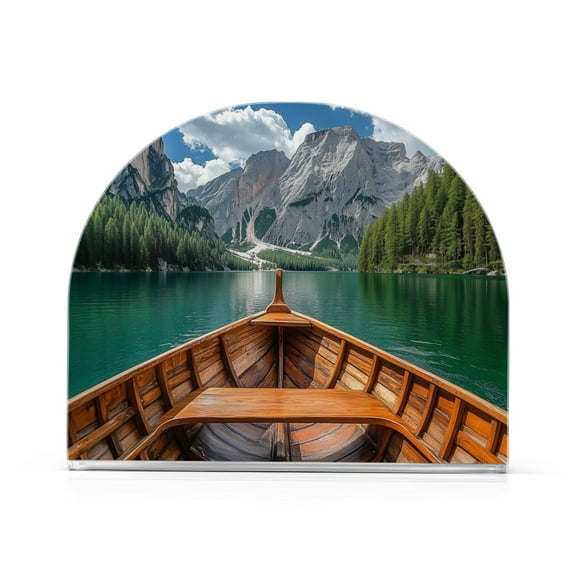 Yayeee Napkin Holder for Table Kitchen Paper Tissue Organization, Lake