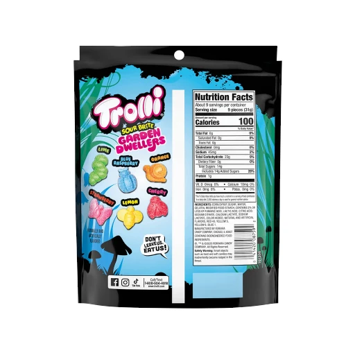 Trolli Sour Brite Garden Dwellers Gummi Candy, 10 oz, 2 Pack