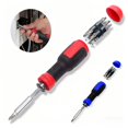thumbnail image 2 of Ratcheting Screwdriver Set Tool All in One,Screw Driver Set Kit, Flat Head, Torx, Hex, Square, Repair Kit, Man Gift Nut Driver, 2 of 9