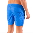 thumbnail image 4 of Solid Colored & Printed Quick Dry Summer Swim Trunks for Men, Swimwear, Bathing Suits, Swim Shorts with Various Colors & Designs, Blue, 3X-Large, 4 of 9