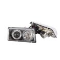 thumbnail image 2 of Compatible with Chevrolet Corvette 1997-2004 C5 Z06 Projector Halo Headlights Lamps Black Pair, 2 of 7