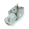 3500/2RPM Output Rotating Speed 2 Pin 6mm Shaft Geared Motor 12V Volts
