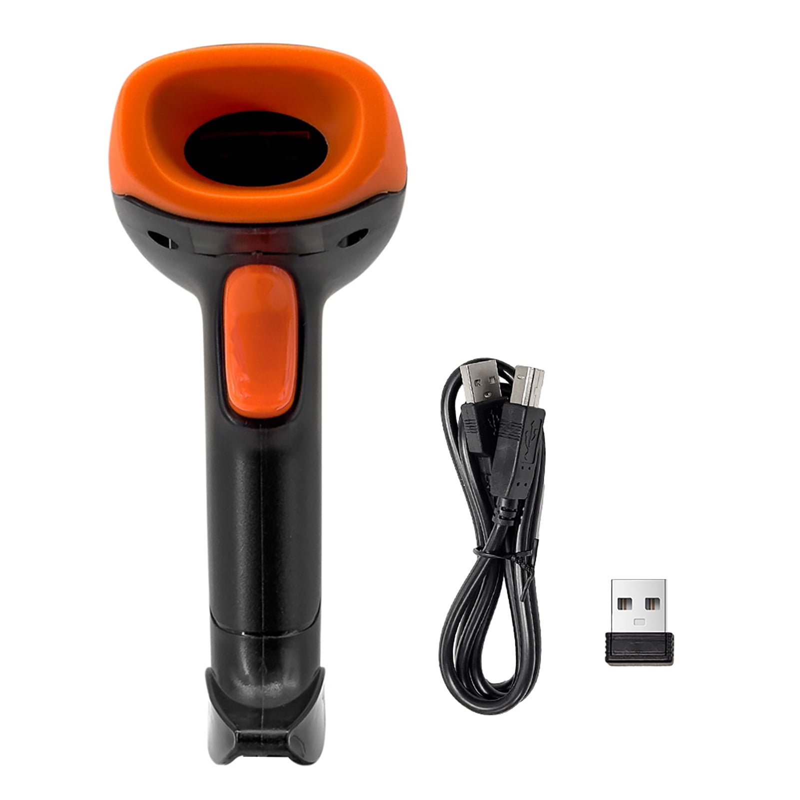 Elowen barcode scanner 1d Handheld 1D/2D/QR Barcode Scanner 2.4G Wireless USB Wired Bar Code Reader Manual / Continuous Scanning CMOS Image Sensor Support Paper Code/Screen Code PDF417 Compatible