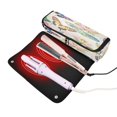 thumbnail image 3 of Hair Tools Storage with Heat Resistant Mat- Colored Butterfly Printed Curling Iron Travel Bag/Flat Iron Case for Women, 3 of 8