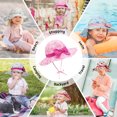thumbnail image 6 of American Trends Baby Sun Hat Toddler Baby Girl Hats UPF 50+ Sun Protection Hat Summer Beach Wide Brim Bucket Caps Sunhat for Baby Girl Infant Kids Strawberry Flowers L, 6 of 7